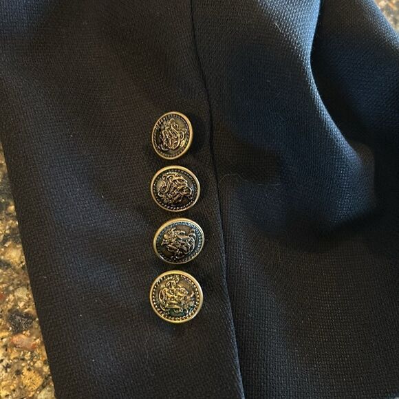 Tommy Hilfiger Mens Navy Blue Center Vent 2 Button Blazer - Picture 8 of 8